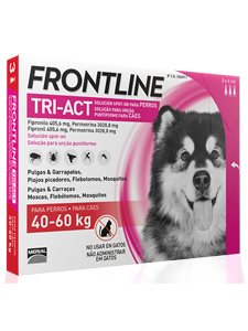 FRONTLINE TRI-ACT 40 - 60 Kg. 3 pipetas